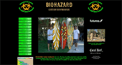 Desktop Screenshot of biohazardsurfboards.com